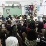 EVV Meeting @ ADAPT ADAPT's big meeting room jam-packed with attendants, folks who use attendant services and family members.